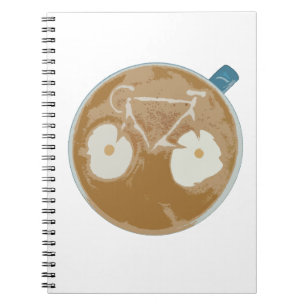 Cycling Latte Art Notebook