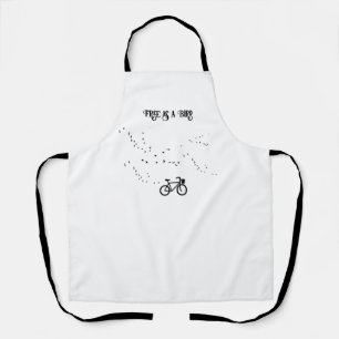 Cycling Life, free as a bird customizable Apron