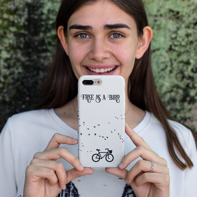 Cycling Life, free as a bird customizable Case-Mate iPhone Case (Creator Uploaded)