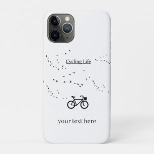 Cycling Life, free as a bird customizable iPhone 11 Pro Case