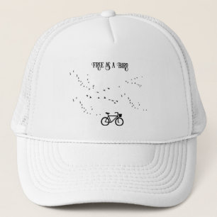 Cycling Life, free as a bird customizable Trucker Hat