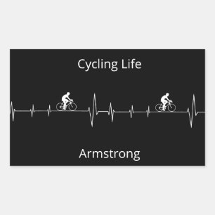 Cycling Life, Heartbeat customizable Sticker