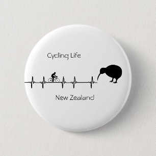 Cycling Life, New Zealand customizable 2 Inch Round Button