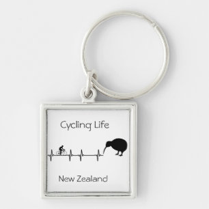 Cycling Life, New Zealand customizable Keychain