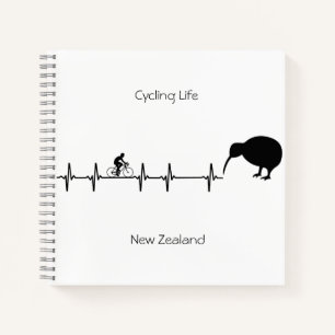 Cycling Life, New Zealand customizable Notebook