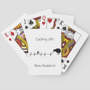 Cycling Life, New Zealand customizable Playing Cards