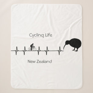 Cycling Life, New Zealand customizable Sherpa Blanket