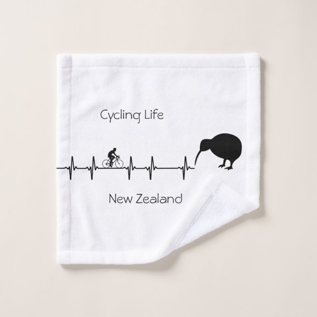 Cycling Life, New Zealand customizable Wash Cloth (Wash Cloth)