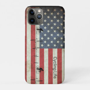 Cycling Life, Stars and Stripes iPhone 11 Pro Case