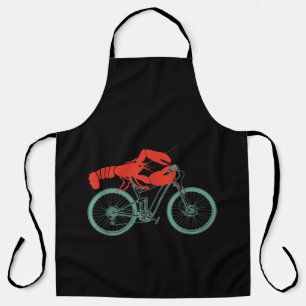 Cycling Lobster MTB Cycologist Funny Cyclist Apron