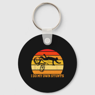 Cycling Lover Cycle Funny Bicycle Vintage I Do My Keychain