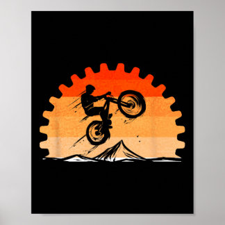 Cycling Lover Cycle Vintage For Mountain Bike Tour Poster