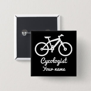Cycling Lover Cycologist Personalized Gifts Ideas 2 Inch Square Button