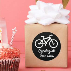 Cycling Lover Cycologist Personalized Gifts Ideas Classic Round Sticker