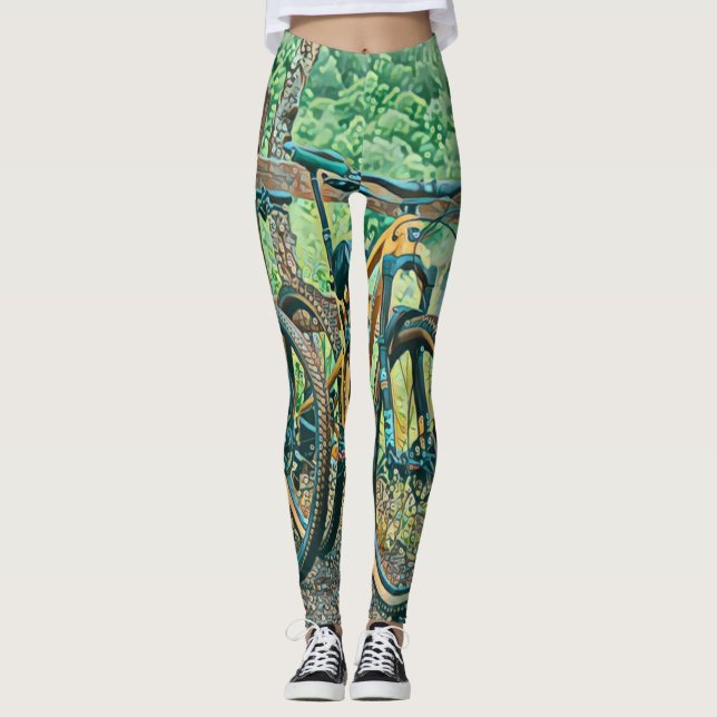 Cycling Lover Gift Leggings (Front)
