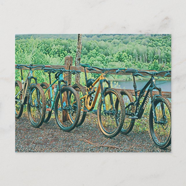 Cycling Lover Gift Postcard (Front)