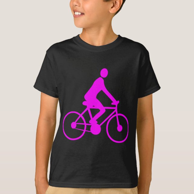 Cycling - Magenta T-Shirt (Front)