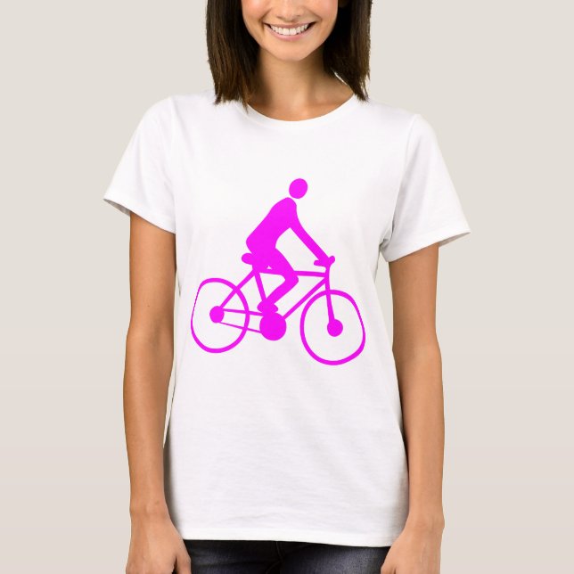 Cycling - Magenta T-Shirt (Front)