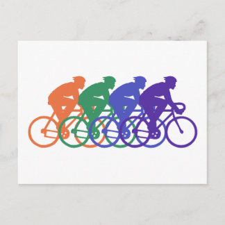 Cycling (male) postcard