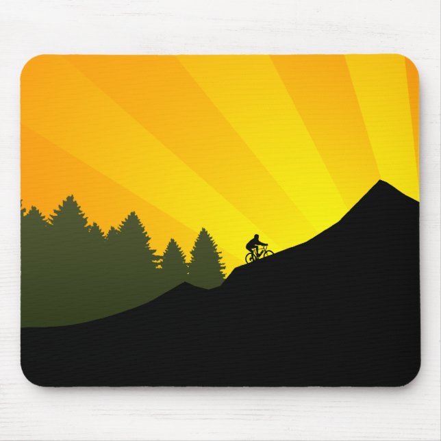 cycling : mountain rayz : mouse pad (Front)