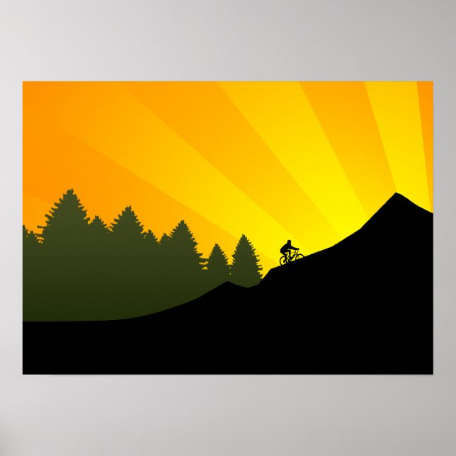 cycling : mountain rayz : poster (Front)