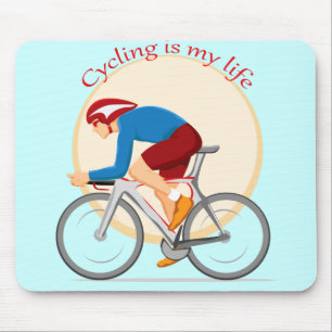 Cycling mouse pad. pad