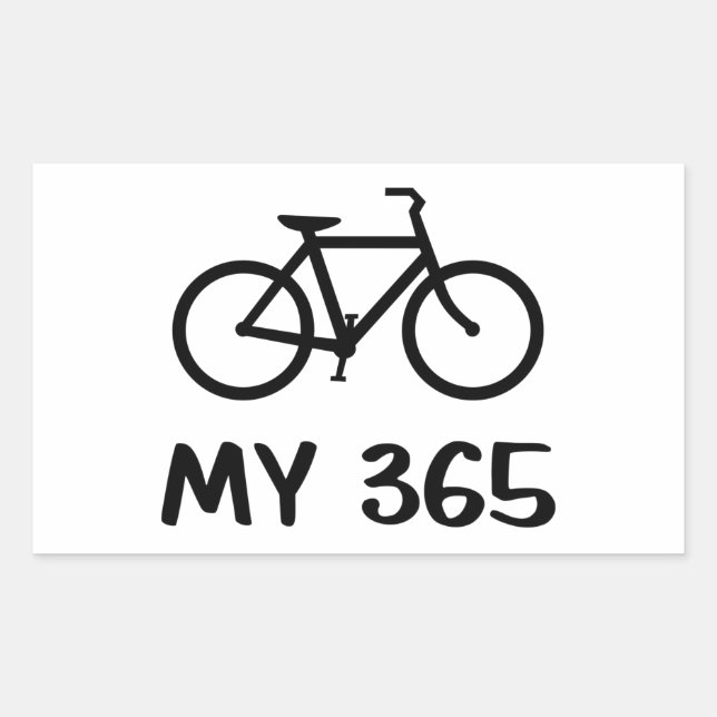 Cycling, My 365 Sticker (Front)