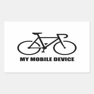 Cycling, My Mobile Device Sticker