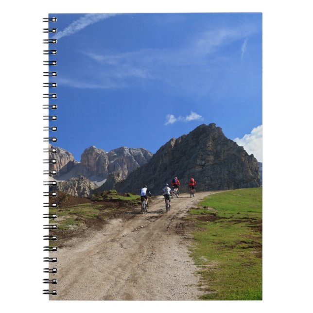 cycling on Dolomites Notebook (Front)