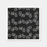 Cycling Paper Napkins, Bike Race Party Supplies