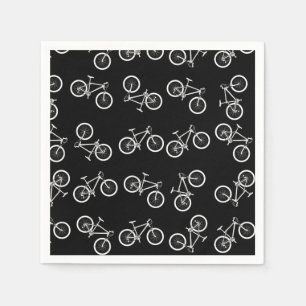 Cycling Paper Napkins, Bike Race Party Supplies Napkin