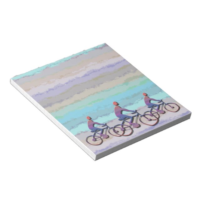 CYCLING PATTERN NOTEPAD (Angled)