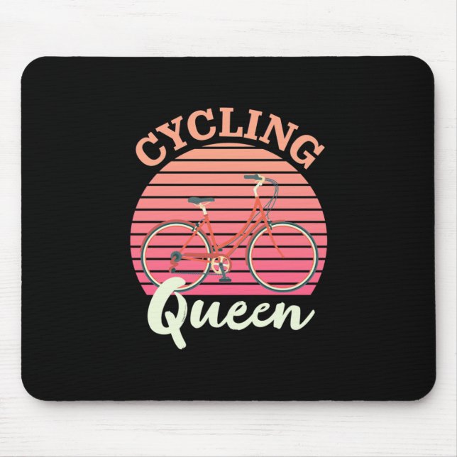 Cycling Queen Mouse Pad (Front)