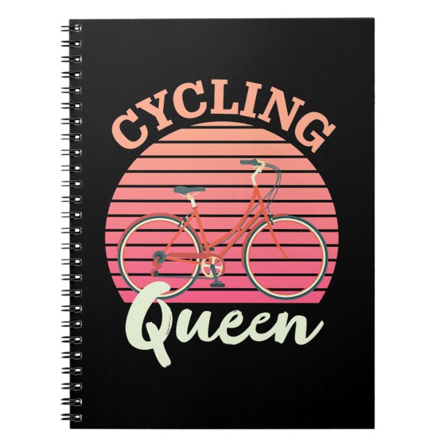 Cycling Queen Notebook (Front)