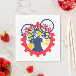 Cycling Repairs Cyclist Napkins