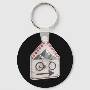 Cycling Sign - Collect Red Climbing Points In The Keychain