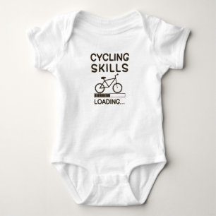 Cycling Skills Loading   Cute Cyclist Baby Bodysuit