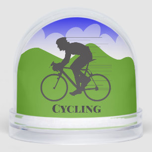 Cycling Sport Design Snow Globe