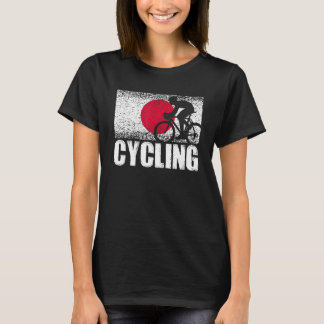 Cycling Sport Japan Flag Japanese Bicycle Racing C T-Shirt