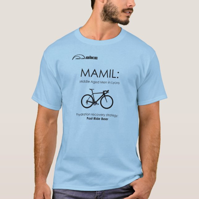 Cycling T Shirt - MAMIL Hydration (Front)