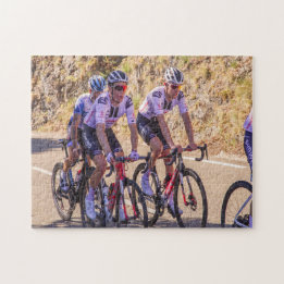 Cycling Team in Bicycle Race Jigsaw Puzzle