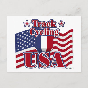 Cycling Track USA Postcard