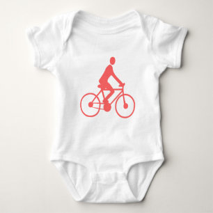 Cycling - Tropical Pink Baby Bodysuit