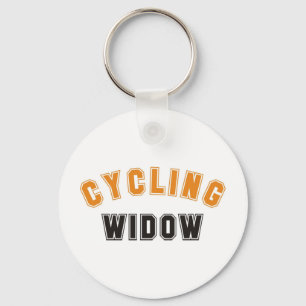 cycling widow keychain