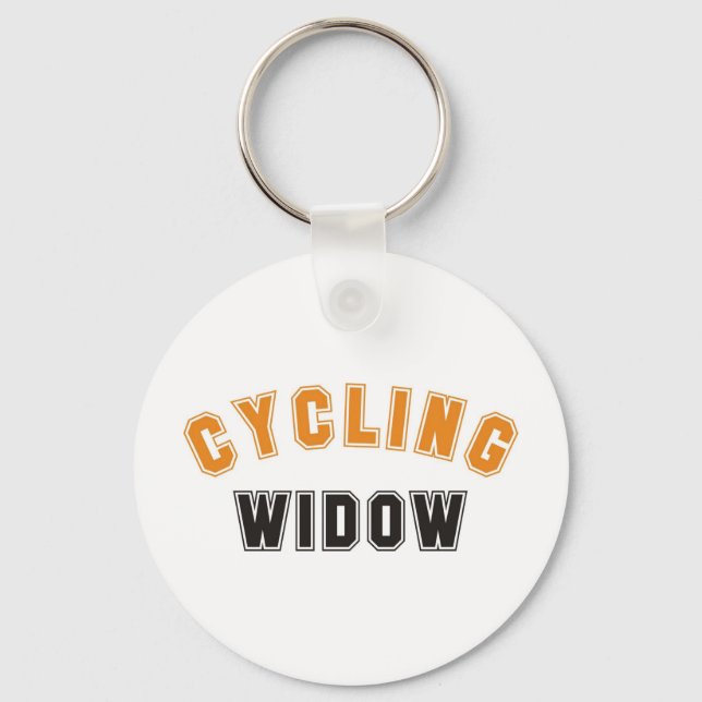 cycling widow keychain (Front)