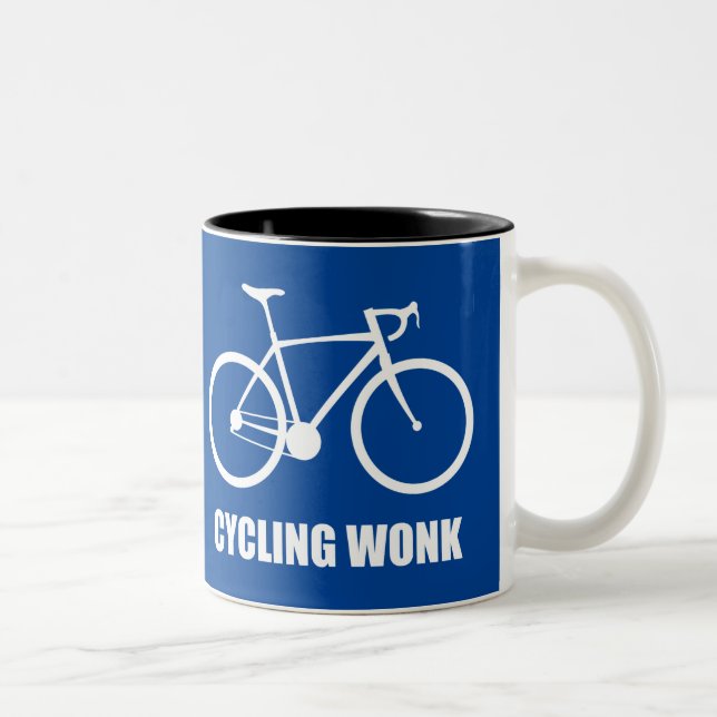 Cycling Wonk Two-Tone Coffee Mug (Right)