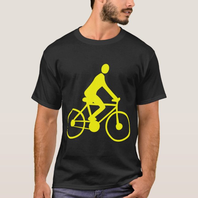 Cycling - Yellow T-Shirt (Front)