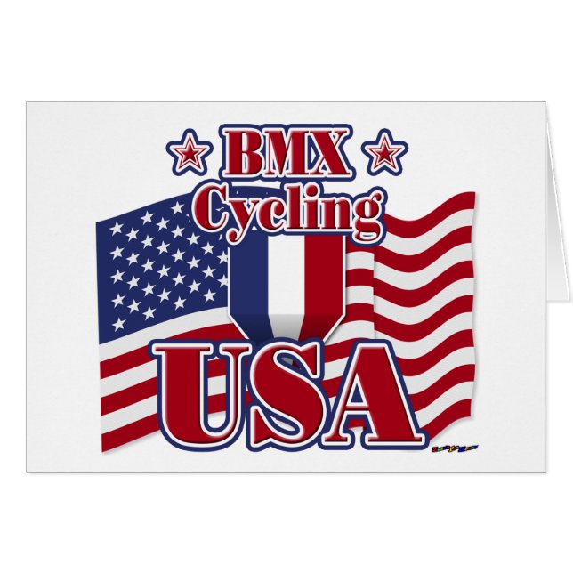 Cyclisme BMX USA (Devant horizontal)