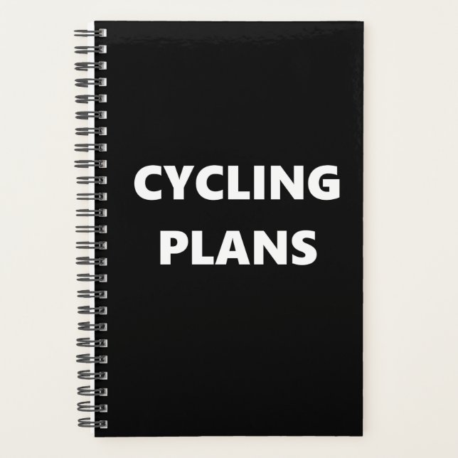 Cyclisme Planificateur Sport Thème Cyclisme Plans (Devant)
