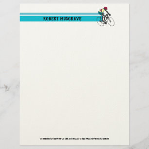 Cyclist #1 letterhead